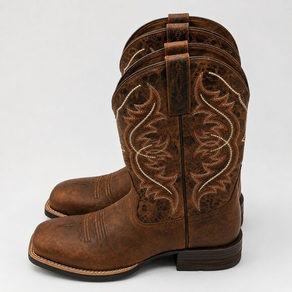 Ariat Holder Western Boots Old Oak Canteen Coffee 10031440 Men’s 8D Medium main image 3